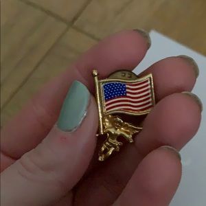American flag pin